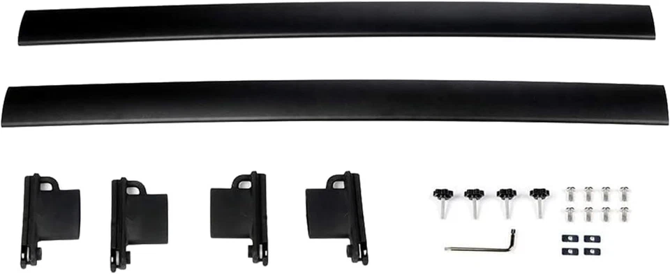 Barra transversal de techo de aluminio para equipaje Ford Expedition 2007-2017 2 piezas Foto 3 de 4