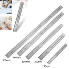 Stainless Steel Metal Engineering Straight Ruler, MM, CM, INCH 50cm 30cm 15cm