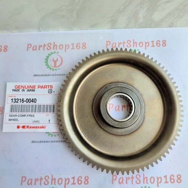 Engranaje de arranque Kawasaki KLX 140 KLX150 rueda libre engranaje Comp - 13216-0040 13216-0877 Foto 4 de 4