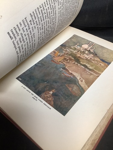 * Edmund Dulac Illustrations c1931 Stories From The Arabian Nights HB - Picture 13 of 16