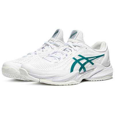 ASICS Court FF 3 Novak White Pitch Green - 1041 A361-100 | eBay