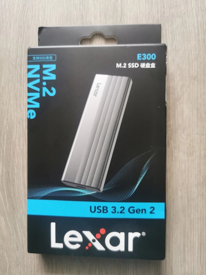 Lexar E300 M.2 NVMe / Sata dual Protokoll SSD Gehäuse