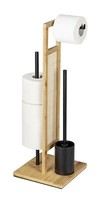 Wenko Wc-Garnitur Rivalta Allegre Boho-Style Bambus Rattan Toilettenpapierhalter