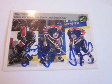 VAN ALLEN-RICE-CURRIE TRIPPLE 3X AUTOGRAPHED 1993 CLASSIC PROSPECTS VCR LINE