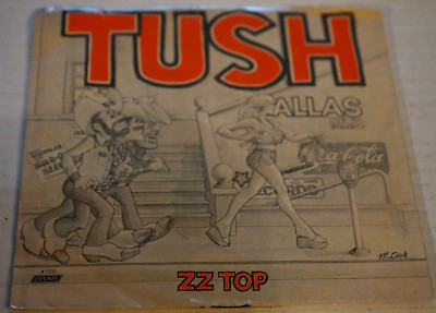 ZZ Top  Tush 7'' Record Single 45 RPM US 1975 1st Press London Vg/Vg Dusty Hill