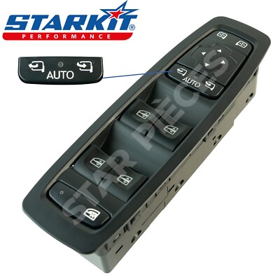 Interrupteur Lève-vitre électrique Pour Kadjar, Mégane, Scénic, Talisman – Bouton Gauche Conducteur Avec Réglage Rétroviseur | Compatible 2015-2024