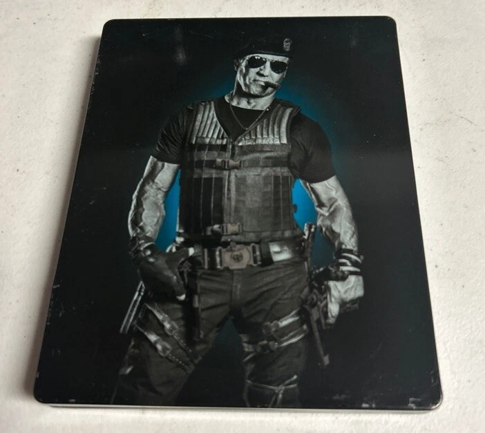 The Expendables 3 Embossed STEELBOOK Zavvi (Blu-ray, UK) OOP US DVD Disc - Image 2 of 3