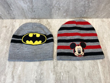 Mickey Mouse and Batman Stocking Hats Kids 2T-5T