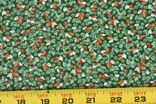 By 1/2 Yd, Vintage, Green Rust Quilt Cotton, Cranston, P6077
