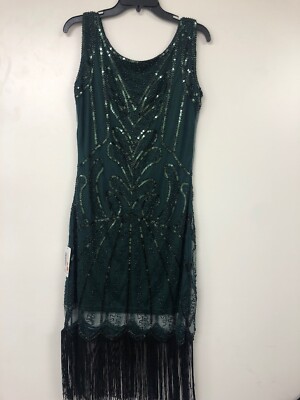 Princess Womens Great Gatsby Costume, Green, Large | eBay