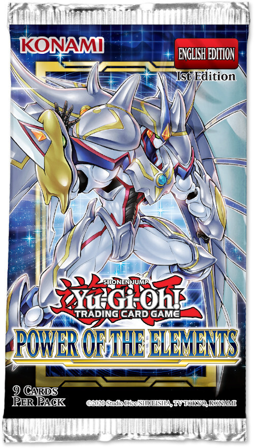 YUGIOH! POWER OF THE ELEMENTS BOOSTER (24 PACKS) 1st EDITION