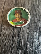 1989 Topps Coin Baseball Card #23 Juan Samuel, Phillies