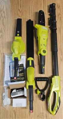 #ad #ad Sun Joe GTS4001C Garden Tool System Hedge Trimmer Pole Saw NEW Open Damaged Box $109.99