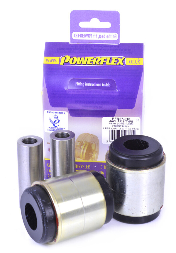 Powerflex Rear Lower Arm Inner Front Poly Bushes PFR27-610 for Jaguar
