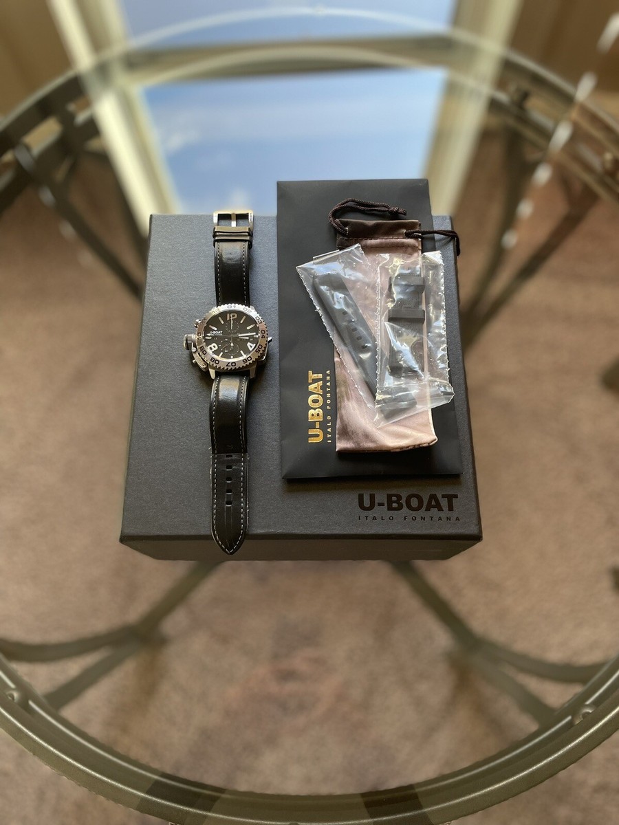 U-BOAT DOPPIOTEMPO 46MM CHRONO SS REF 9016 | eBay