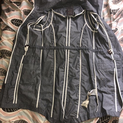 Dreimaster Ladies Blue Grey Cotton Anorak XS - Picture 10 of 12