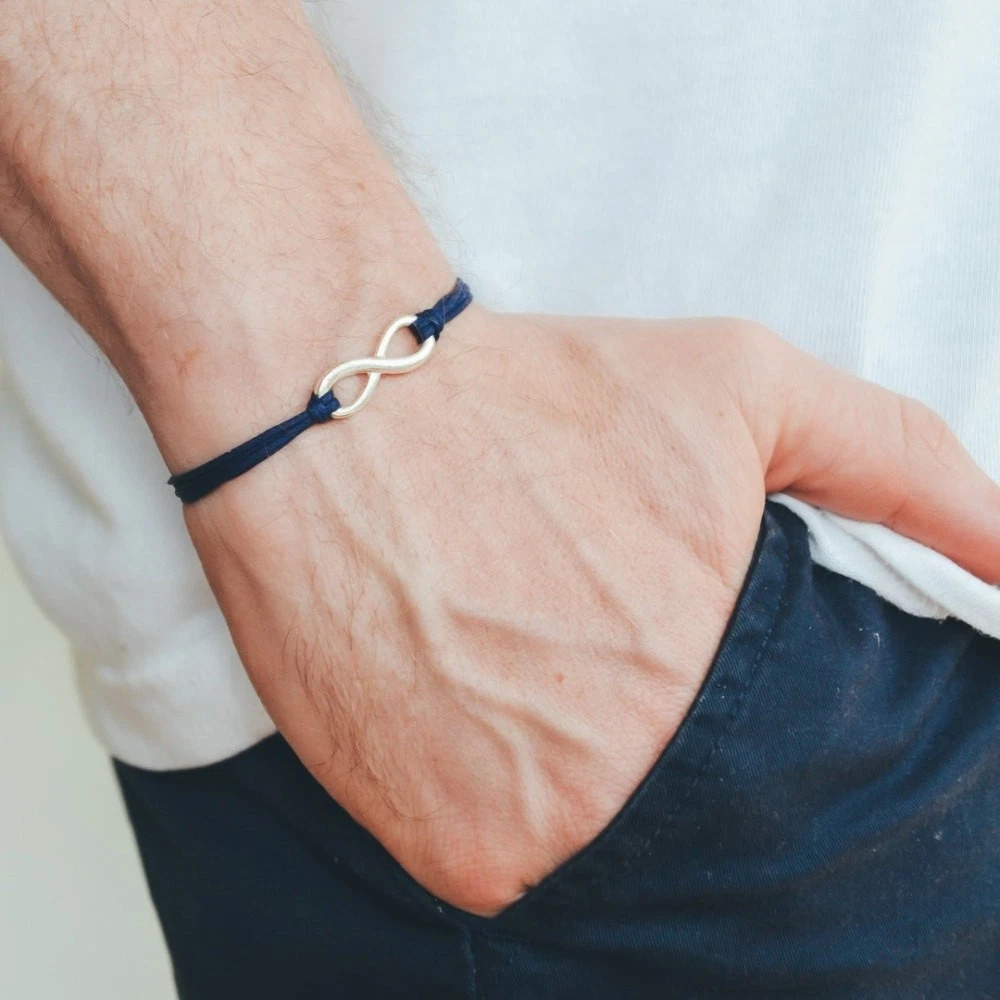 9ct Yellow Gold Adjustable Infinity Bracelet