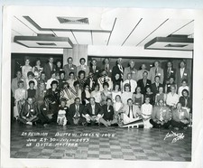 Butte Montana High School Class Photo of 1948 - 25th Reunion - 1973 / 8"x10"