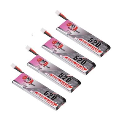 GNB 4pcs 520mAh 1S LiPo Battery 80C HV 3.8v LiHV Battery JST-PH2.0 Connector ...