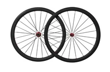 Rim brake Carbon Wheelset Road Bike Race Matt Tubular Cycle 40mm depth 27mm wide