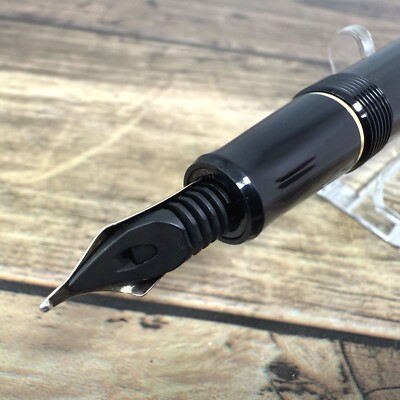 PILOT CUSTOM 74 14k-585 GOLD NIB:B FOUNTAIN PEN VINTAGE JAPAN A375