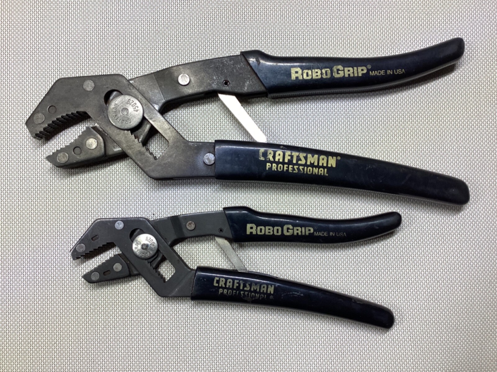 Set Of 2 Craftsman Professional RoboGrip Pliers 45028 & 45029 USA eBay