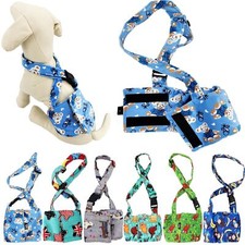 PACK of 2 RANDOM Dog BELLY BAND Wrap Diaper Male Washable SOFT Fleece SUSPENDERS