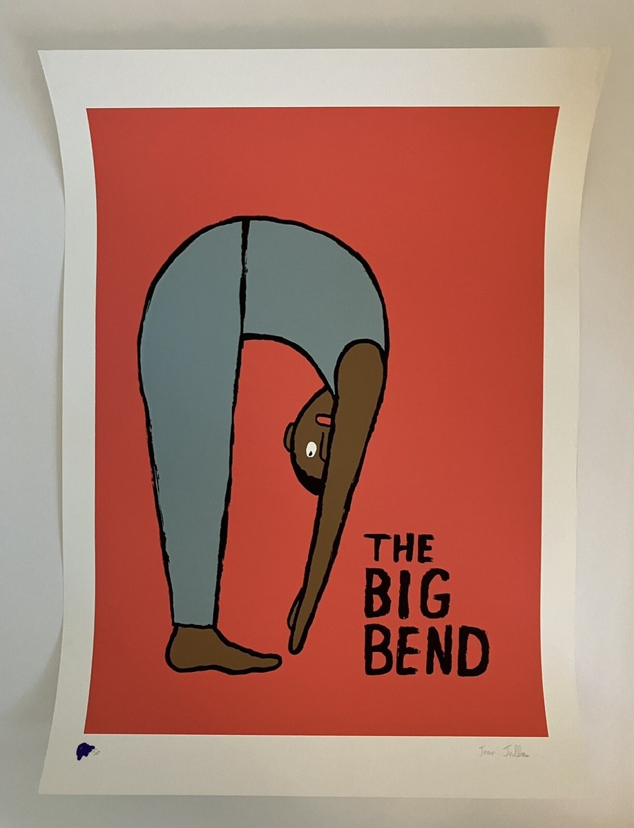Jean Jullien Signed, Numbered, Limited Edition Print: The Big Bend