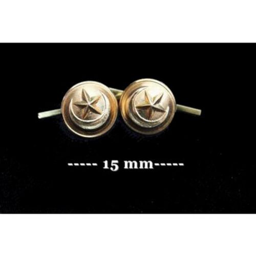 Lot de deux boutons à lamelles (15 mm )  des Affaires Sahariennes 📌 - Zdjęcie 1 z 1