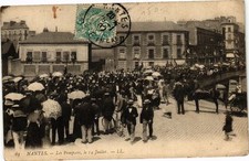 Old postcard Nantes - Le Pompers on July 14 222561