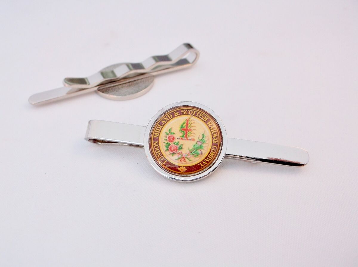 LMS LONDON MIDLAND & SCOTTISH RAILWAY RAIL LAPEL PIN BADGE TIE