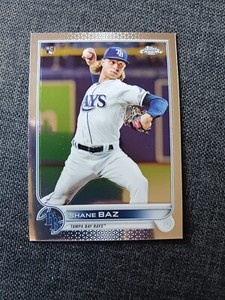 2022 Topps Chrome Base #201 Shane Baz - Tampa Bay Rays