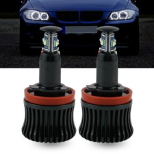 H8 White Led Angel Eyes Halo Marker Light For Bmw X5 E70 W Hid Headlamp Canbus