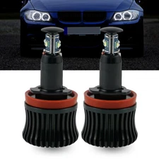H8 White LED Angel Eyes Halo Marker Light For BMW X5 E70 w/ HID Headlamp Canbus