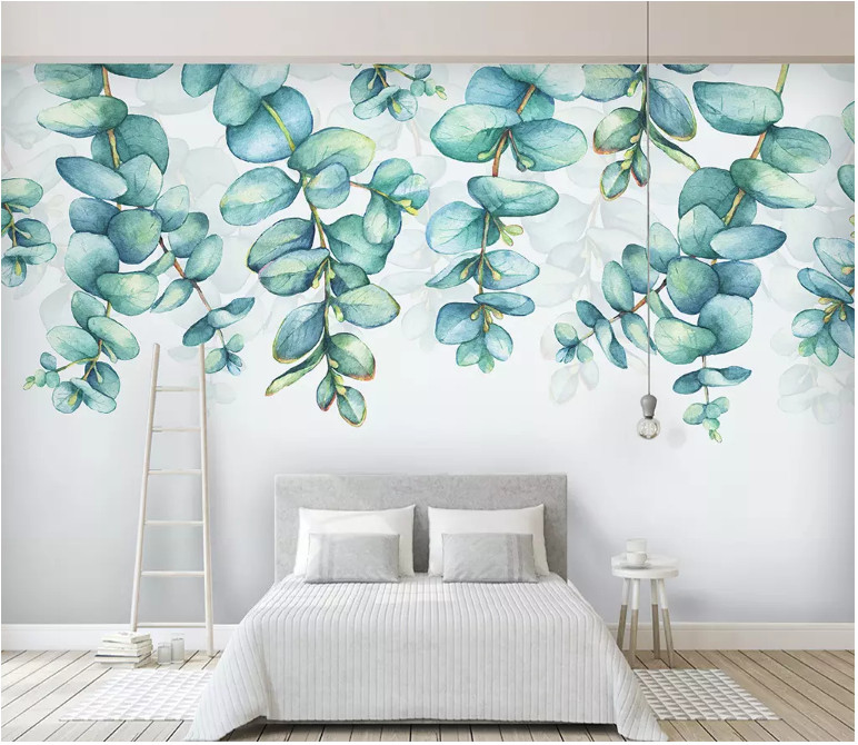 3D Green Leaves 11121NA Wallpaper Wall Mural Removable Self-adhesive Fay