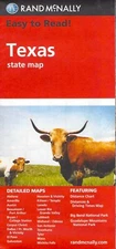 State Map of Texas, Easy To Read!, by Rand McNally