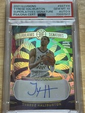 2021 Illusions Tyrese Haliburton #SSTYH Superlatives Signature PSA 10 POP 1