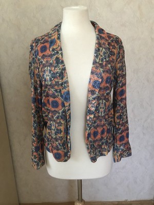 multi colored sequin jacket