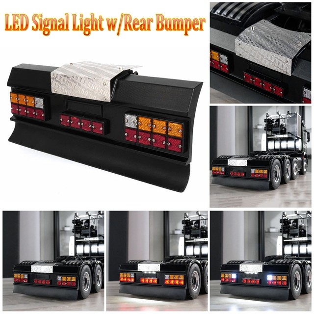 LED Lesu Square Rear Bumper Signal Light DIY for Tamiya 1 ...