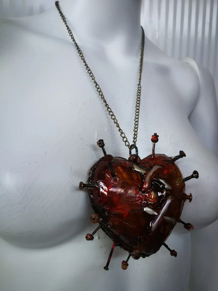 Black Magic Talisman Pendant Amulet Dark Voodoo Evil Ritual Haunted Broken Heart - Image 4 of 4