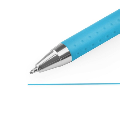 Bolígrafos de vuelo Zebra Classic Z-Grip - 1,2 mm - azul claro - paquete de 3 - Imagen 3 de 3