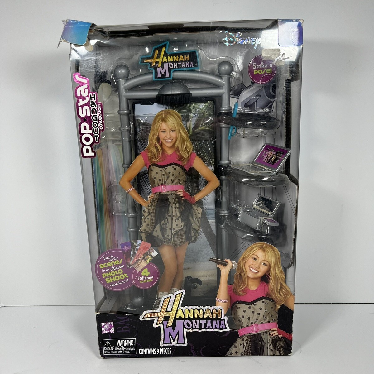 Hannah Montana Photo Shoot Playset Pop Star Hanout Collection