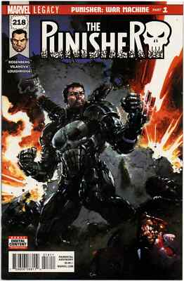 PUNISHER 218 CLAYTON CRAIN 1st PRINT 1st PUNISHER WAR MACHINE