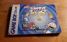 Rugrats: Time Travellers - Instruction Booklet - Gameboy Color game MANUAL ONLY