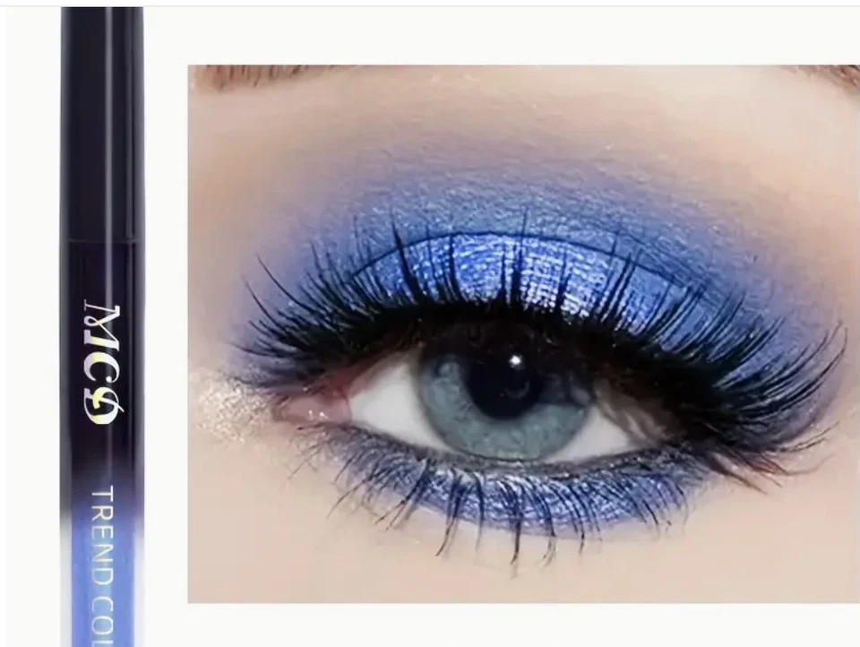 Liquid Eyeshadow Duo, Shimmer Eyes, Lipgloss Duo, Shiny Lips, Set of 10 - Image 3 of 4