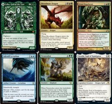 Esika, Dios del Árbol Comandante Mazo EDH 100 Mazo Personalizado Puente Prismático - Casi Nuevo