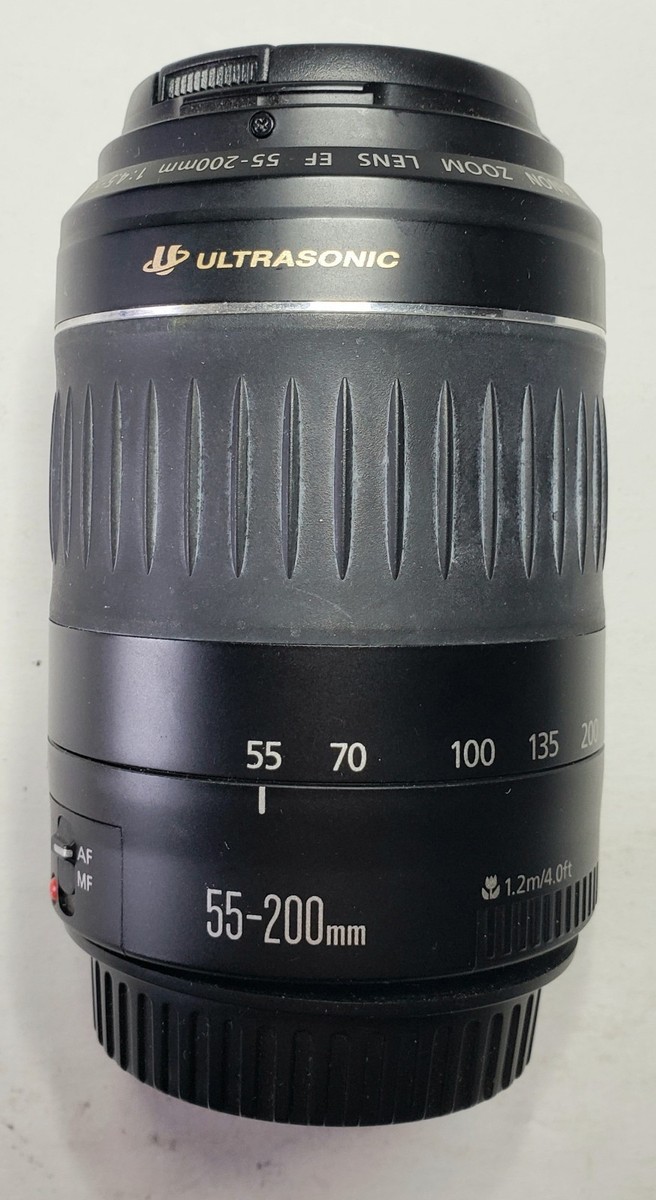 Canon Zoom Ultrasonic Lens EF 55-200mm 1:4.5-5.6 II USM AF/MF w