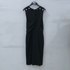 Gucci Women's Sleeveless Dress Black Rayon Blend S Size
