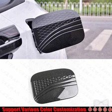 For Honda Civic 2016-2021 ABS Carbon Fiber Gas Tank Cap Cover Fuel Filler Cover
