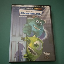 Disney Pixar: Monsters, Inc. DVD, 2001 Collector's Edition 2-Disc Set